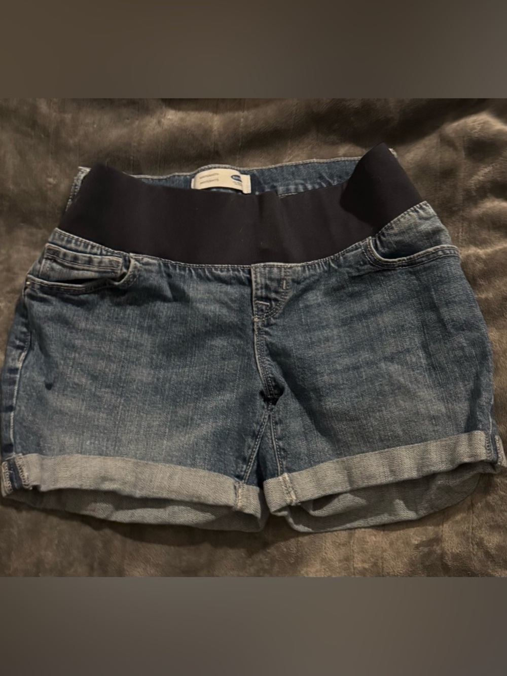 Old Navy Denim Maternity Shorts Size 6
